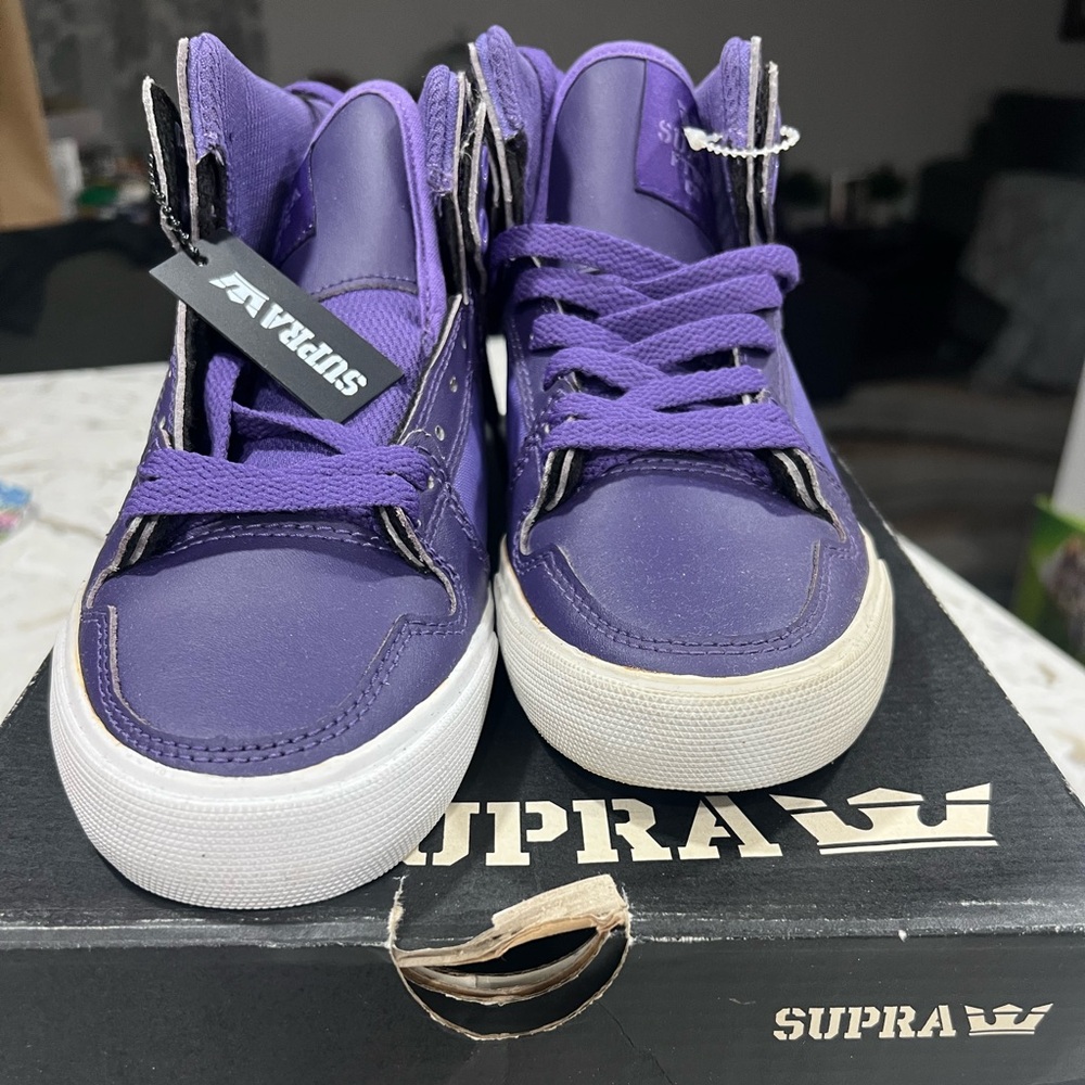 Supra Vibrant Purple High-Tops